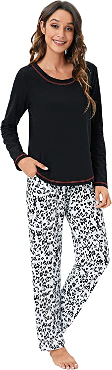 Women's Pajama Set, Sleepwear Two-Piece Nightgown, XL