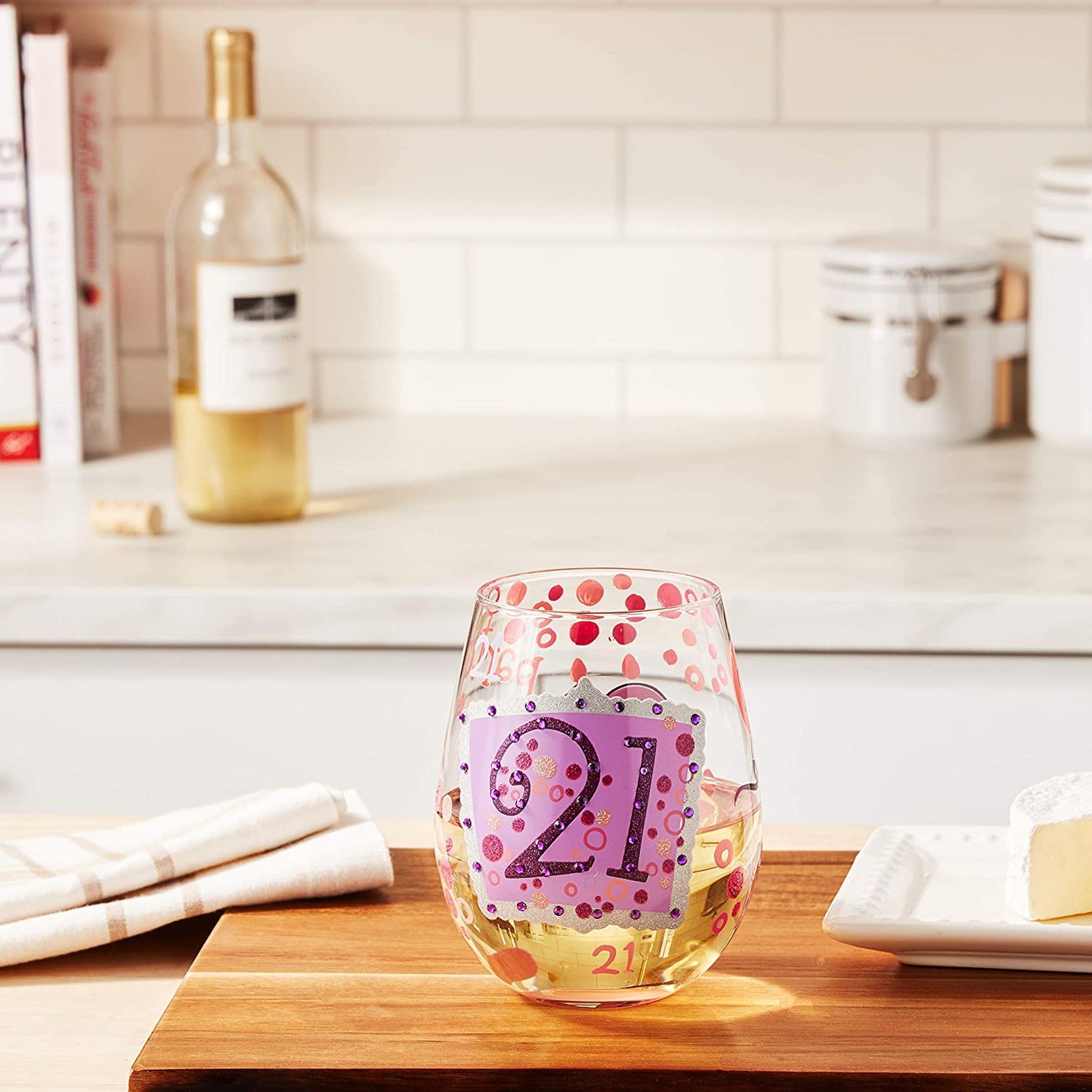 Enesco 4057089 Lolita Stemless Glass 21
