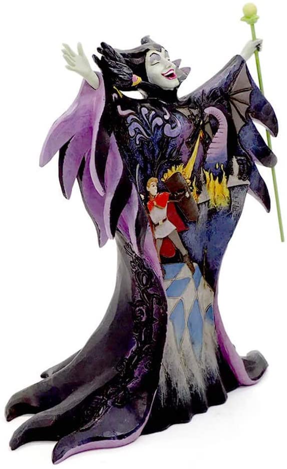 Enesco 4055439 Jim Shore Maleficent with Scene Malevolent Madness 8.75 Inch, Multicolor