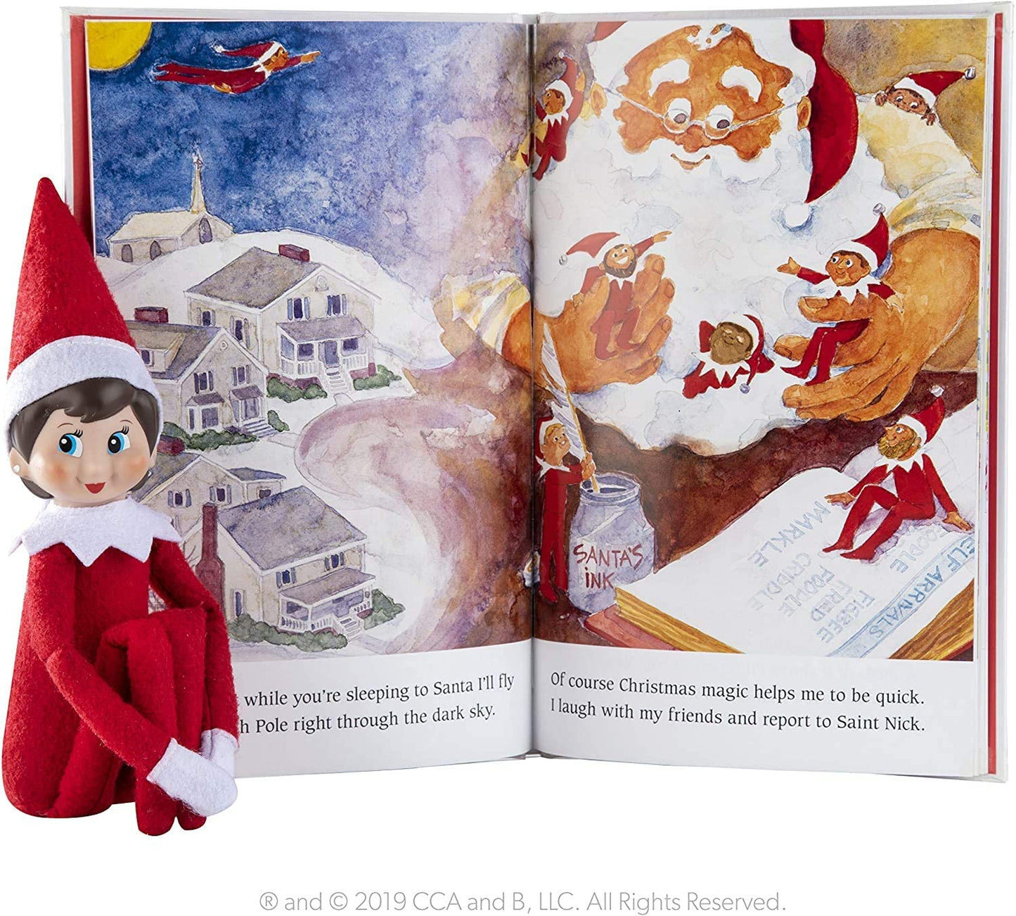 The Elf on the Shelf EOTGIRL3 Girl Light, Red and White
