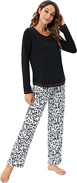 Women's Pajama Set, Sleepwear Two-Piece Nightgown, XL