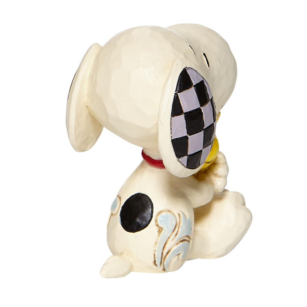 Enesco 6007963 Jim Shore Peanuts Snoopy with Woodstock Mini 2.5"Inch, Multicolor