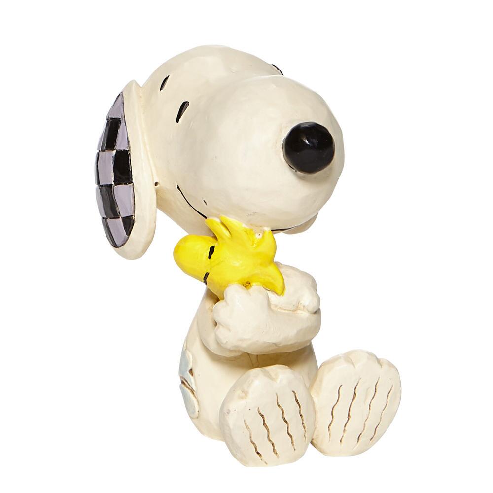 Enesco 6007963 Jim Shore Peanuts Snoopy with Woodstock Mini 2.5"Inch, Multicolor