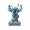 Enesco 4059741 Disney Jim Shore “Lilo and Stitch” Stich and Frog Stone Resin  4 Inches, Multicolor