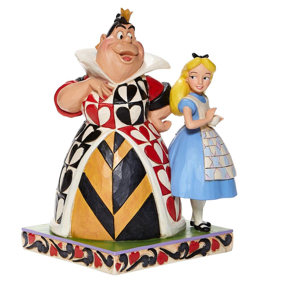 Enesco 6008069 Disney Jim Shore Alice & Queen of Hearts