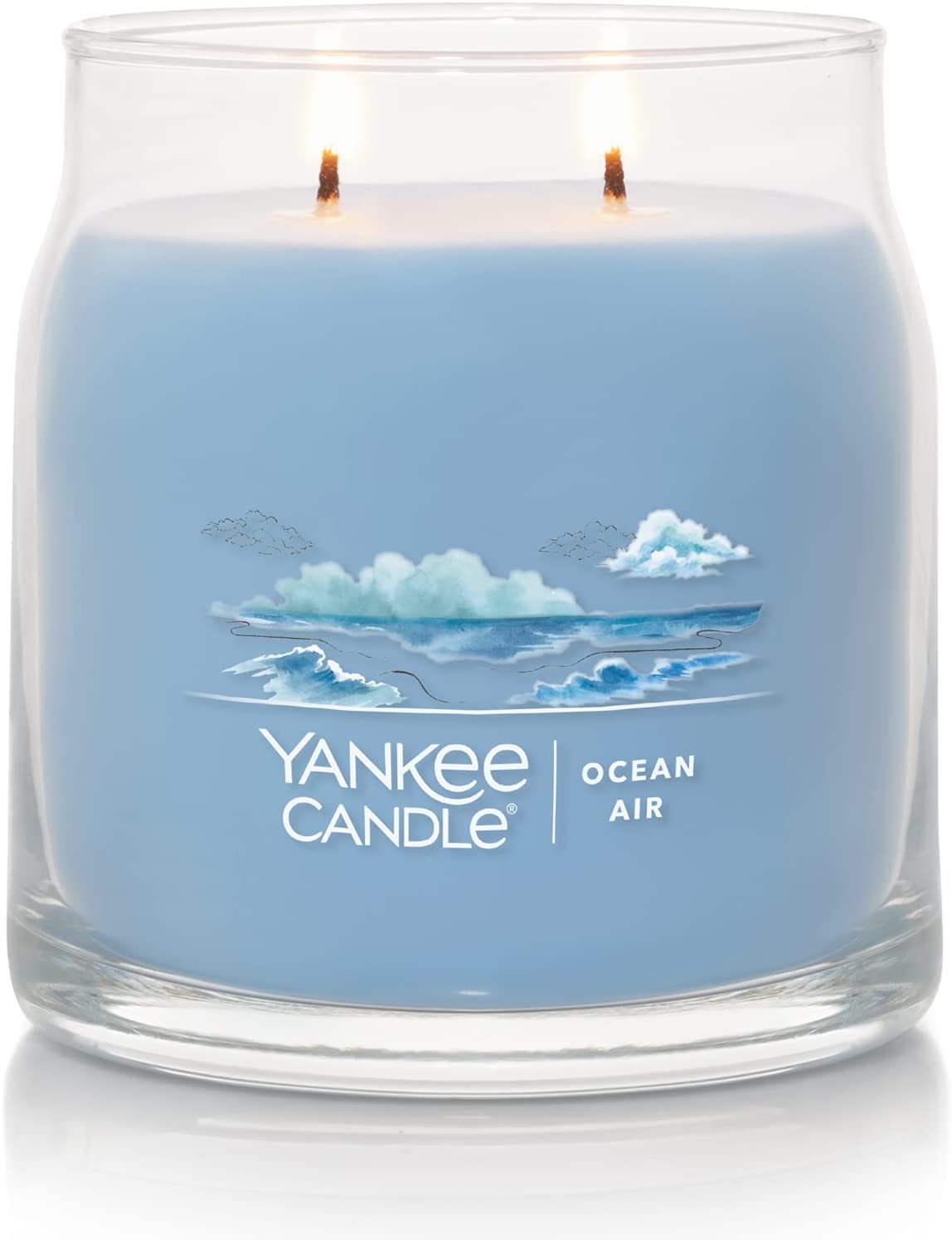Yankee Candle 1630018 Ocean Air Signature Medium Jar Candle