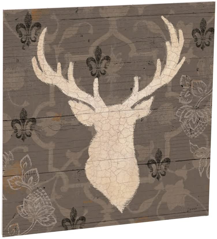 Evergreen 6W5101 Rustic Elegance 28x28 Outdoor Wooden Plank Wall Décor, 2 Assorted