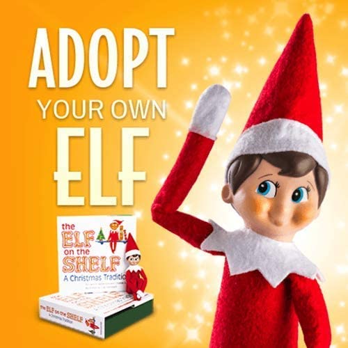 The Elf on the Shelf EOTGIRD3 A Christmas Tradition Girl Dark Tone Includes Doll, Book & box