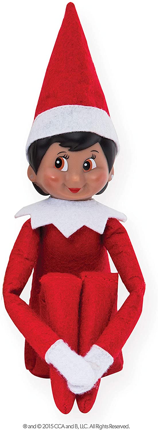 The Elf on the Shelf EOTGIRD3 A Christmas Tradition Girl Dark Tone Includes Doll, Book & box