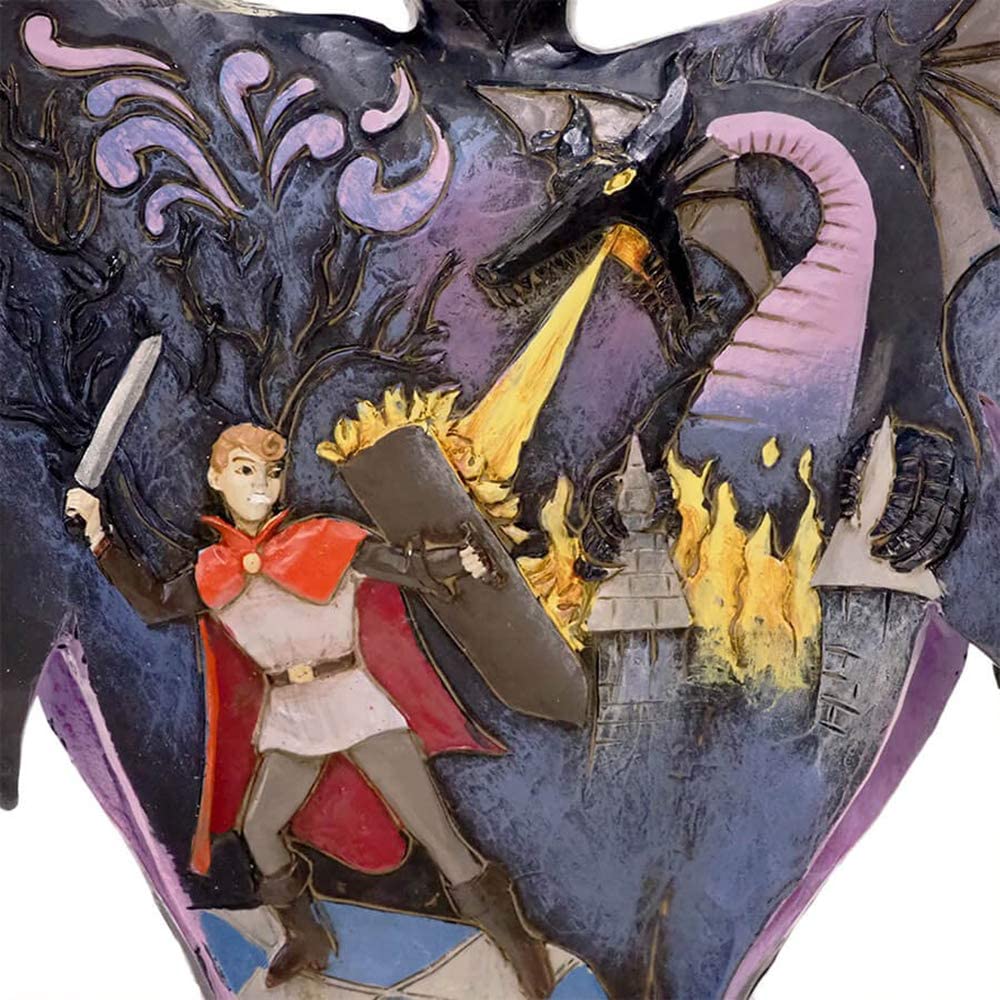 Enesco 4055439 Jim Shore Maleficent with Scene Malevolent Madness 8.75 Inch, Multicolor