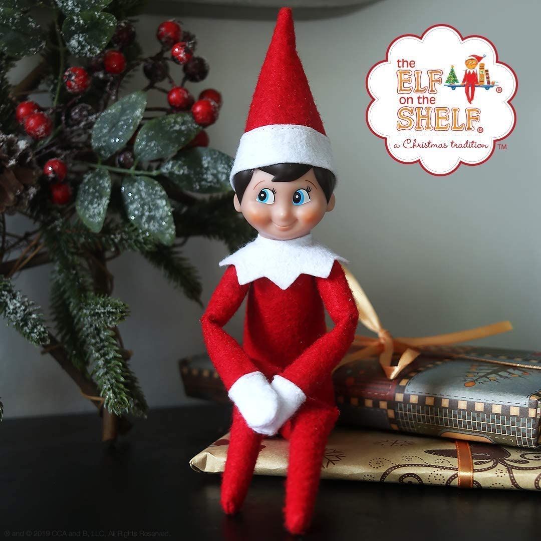 The Elf on the Shelf EOTGIRD3 A Christmas Tradition Girl Dark Tone Includes Doll, Book & box