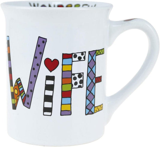 Enesco 6012591 Cuppa Doodles Wife Mug