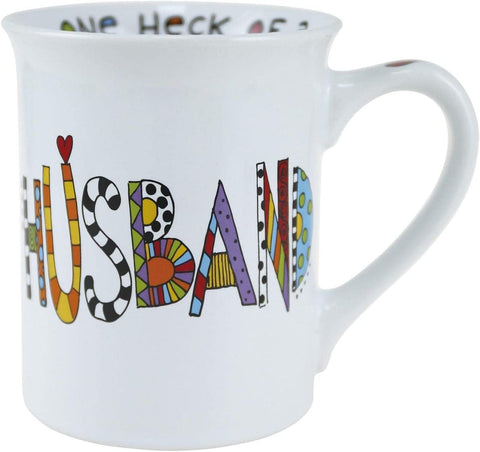 Enesco 6012590 Cuppa Doodles Husband Mug