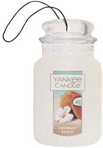 Yankee Candle 1535046 Car Jar Single, Coconut Beach