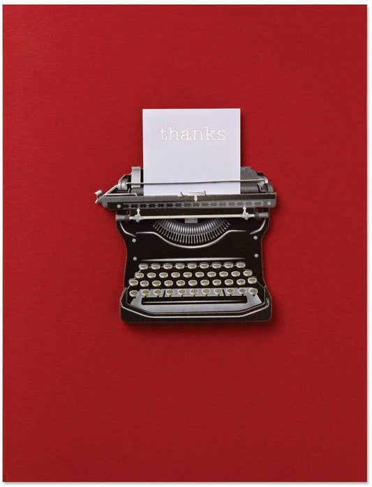 Papyrus Handmade Typewritter Card