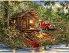 Springbok 33-01601 Jigsaw Puzzle Cozy Cabin Life 500 Piece - Made in USA