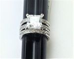 R.S. Covenant 6023 S/3 PC Wedding Set Ring Size 6