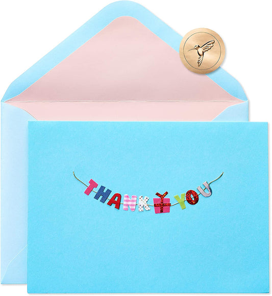Papyrus Thank You Banner Card