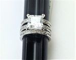 R.S. Covenant 6023 S/3 PC Wedding Set Ring SZ 5  LOC 101