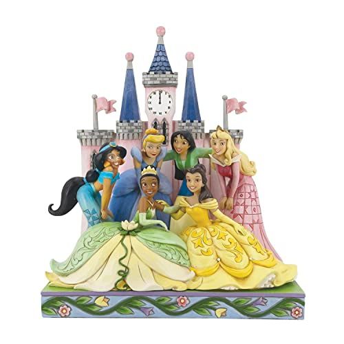 Enesco Disney Traditions by Jim Shore Princess Group in Front of Castle Figurine, 10.25 Inch, Multicolor
