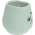Pavilion  77111 Plain Dandelion Weed Some See a Wish Green Ceramic Soy Serenity Scented Candle