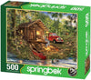 Springbok 33-01601 Jigsaw Puzzle Cozy Cabin Life 500 Piece - Made in USA