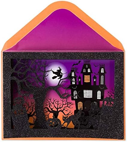 Papyrus Haunted Shadowbox Scene Card
