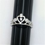 R.S. Covenant 4466 106 SS/CZ Tiara  Ring Size 8