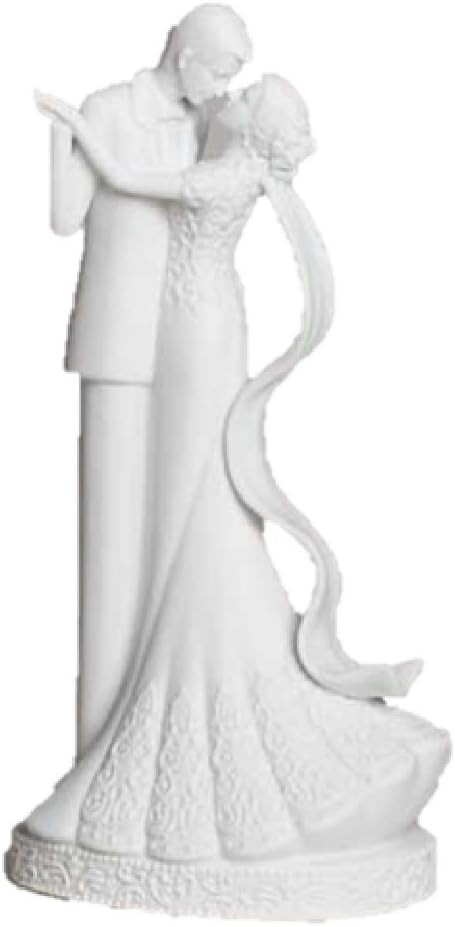 To Have and To Hold Wedding Couple Bride and Groom Porcelain Cake Topper