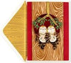Papyrus Owl Ornament Christmas Card