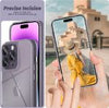 Orzero Phone Case Compatible for iPhone 14 Pro Max Built-in Glass Camera Protector, Shock Absorption