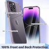 Orzero Phone Case Compatible for iPhone 14 Pro Max Built-in Glass Camera Protector, Shock Absorption