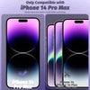 Orzero Phone Case Compatible for iPhone 14 Pro Max Built-in Glass Camera Protector, Shock Absorption