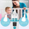 Nasal Aspirator for Baby, Electric Baby Nose Sucker, USB Rechargeable with 3 Suction Levels, Mute and Anti-Backflow with Infant Nose Cleaning Tweezer