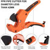 Pipe Cutter for Cutting O.D. PVC, PEX, & PPR Plastic Hoses/Plumbing Pipes (Diameter Less Than 42mm)
