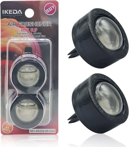 Car Air Fresheners Vent Clips 45 Day Long-lasting Fragrance Odor-eliminator, Ocean Scent