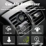 Car Air Fresheners Vent Clips 45 Day Long-lasting Fragrance Odor-eliminator, Ocean Scent