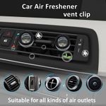 Car Air Fresheners Vent Clips 45 Day Long-lasting Fragrance Odor-eliminator, Ocean Scent