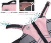 Vivaglory New Sports Style Ripstop Dog Life Jacket with Rescue Handle Sakura Pink, Medium