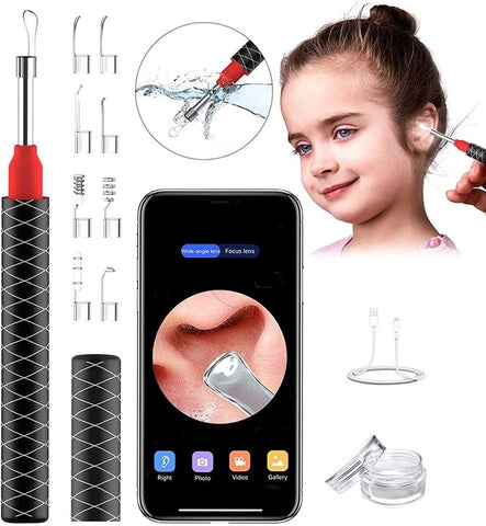 Gebalage Ear Wax Remover Kit with Camera 1080P HD