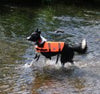 Vivaglory Ripstop Dog Life Jackets, Reflective & Adjustable Dog Life Vests for Swimming Boating & Canoeing, Bright Orange, L