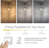 Mini Black Pendant Light, with 3 Colors Corn Light, 32'' Adjustable Cord