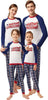 SIORO Christmas Pajamas, Size 4T, Blue and White Plaid, "Merry Christmas"
