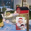 Santa Claus Christmas Garden Flag: Smiling Snowman Merry Christmas Yard Flag 12"x18" Double Sided