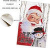 Santa Claus Christmas Garden Flag: Smiling Snowman Merry Christmas Yard Flag 12"x18" Double Sided