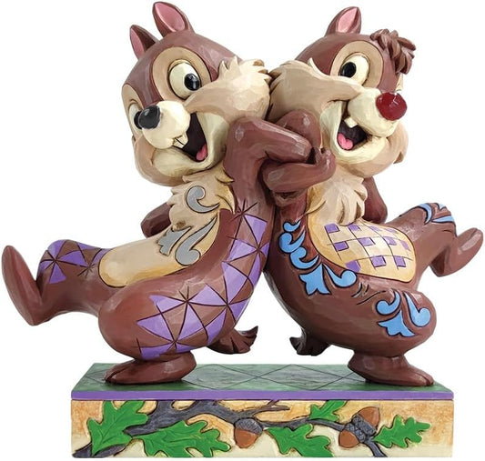 Disney Traditions Mischievous Mates Chip & Dale Figurine