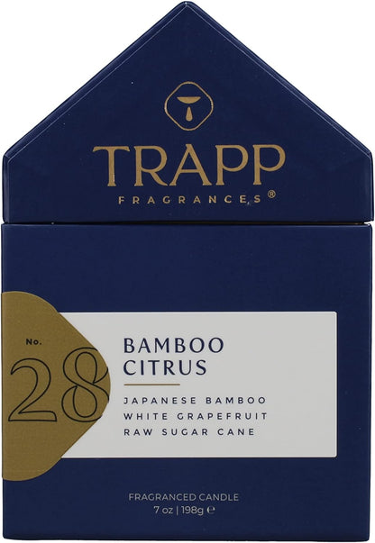 Trapp 70128 No. 28 Bamboo Citrus 7 oz. Candle in House Box