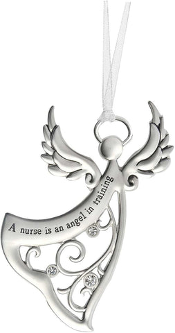 Angels By Your Side Ornament by Ganz - A Nurse Is An Angel In Training