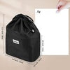 COZOQ Unisex Travel Toiletry Bag, Large Cosmetic Organizer, Lightweight Makeup Pouch for Home & Travelling, Black