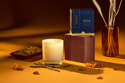 Trapp 70180 No. 80 Vanilla & Soft Musk 7 oz. Candle in House Box